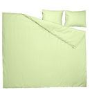 PILTANDVINGE Duvet cover and 2 pillowcases, light green, 200x200/50x60 cm