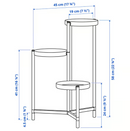 OLIVBLAD Plant stand, in/outdoor black, 58 cm