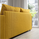 FRIDHULT 2-seat sofa-bed , skiftebo yellow