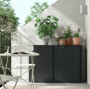SUNDSÖ Cabinet, anthracite outdoor/indoor, 60x35x86 cm