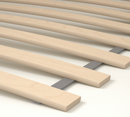 MALM Bed frame, high, blue, 140x200 cm