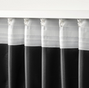 ROSENMANDEL blackout curtain, 1 pair, grey, 135x300 cm, block out, polyester