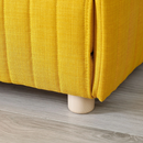 FRIDHULT 2-seat sofa-bed , skiftebo yellow
