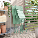 SUNDSO Folding chair, light green outdoor