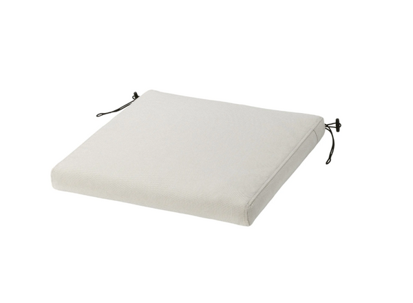 FRÖSÖN outdoor cover for chair cushion, beige, 44x44 cm