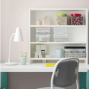 PÅHL Desk top shelf, white, 64x60 cm