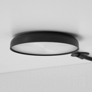 STRIMSÄV spotlight with LED, black, 6x1 cm