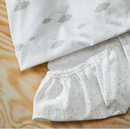 ÄLSKVÄRD fitted sheet for cot, off white, 41x75 cm, 2 pack