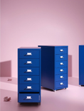 HELMER storage unit, blue, 28x69 cm