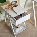 TROTTEN storage unit, white, 34x56 cm