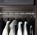 KOMPLEMENT clothes rail, dark grey, 50 cm