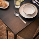 SANDSBERG Table top, black, 67x67 cm/SANDSBERG Underframe for table top, black, 67x67x73 cm
