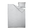 PILTANDVINGE single duvet cover sets, grey, 150x200/50x60 cm