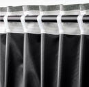 ROSENMANDEL blackout curtain, 1 pair, grey, 135x300 cm, block out, polyester