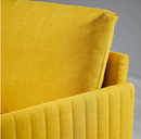 FRIDHULT 2-seat sofa-bed , skiftebo yellow