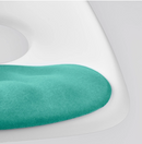 PYNTEN seat pad for office chair, turquoise, 33x32 cm