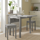 HAUGA Stool, gray