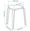 KYRRE Stool, birch