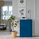 SUNDSO Cabinet, dark blue outdoor/indoor, 60x35x86 cm