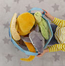 BLAVINGAD Storage bag, ocean animals pattern/multicolour