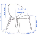 FRÖSET Chair, black stained oak veneer