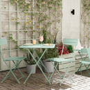 SUNDSO Table, light green, outdoor, 65x65 cm
