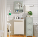 IVÖSJÖN bathroom wall cabinet, green, 44x15x59 cm