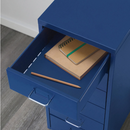 HELMER storage unit, blue, 28x69 cm