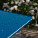 SUNDSÖ foldable table, dark blue, 65x65 cm