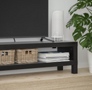 LACK TV bench, black-brown, 120x35x36 cm