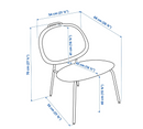 GÄVLE armchair, diseröd grey