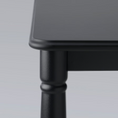 DANDERYD Dining table, black, 130x80 cm