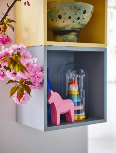 EKET cabinet unit, light grey-blue, 35x35x35 cm