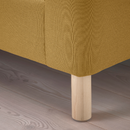PÄRUP Frame, 2-seat sofa/PÄRUP Cover for 2-seat sofa, Vissle yellow-brown