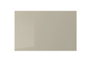 BESTÅ TV bench with doors,180x40x38 cm/BESTÅ shelf, glass, 56x36 cm/SELSVIKEN door/drawer front-gloss beige, 60x38 cm/BESTÅ Soft closing/push-open hinge