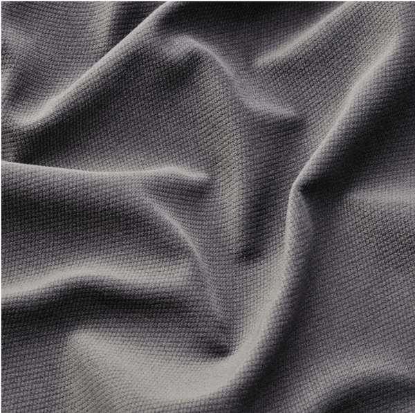 EKHOLMA 3-seat sofa cover, Hakebo dark grey