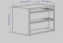 TROFAST Wall storage, white, 34x21x30 cm