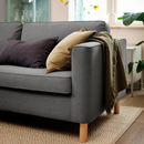 PARUP 3-seat sofa, with chaise longue/Vissle grey