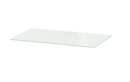 BESTÅ TV bench with doors,180x40x38 cm/BESTÅ shelf, glass, 56x36 cm/SELSVIKEN door/drawer front-gloss beige, 60x38 cm/BESTÅ Soft closing/push-open hinge