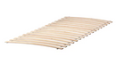 RAMNEFJÄLL double bed frame, klovsta gray-white, 140x200 cm