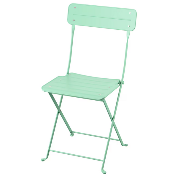 SUNDSO Folding chair, light green outdoor