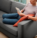 PARUP 3-seat sofa, with chaise longue/Vissle grey
