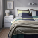 TRATTVIVA Bedspread, light grey-green, 230x250 cm