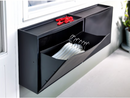 TRONES Shoe cabinet/storage, black, 52x18x39 cm