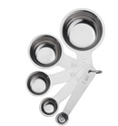 VARDAGEN set of measuring cups, grey, 5 piece