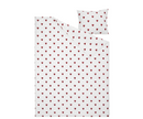 BARNDRÖM single duvet cover sets, white/red, 150x200/50x60 cm