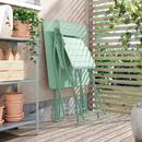 SUNDSO Table, light green, outdoor, 65x65 cm