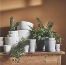 SOJABÖNA  Plant pot white, Ø15 cm