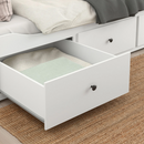 HEMNES Day-bed with 3 Storage, White, 80x200 cm