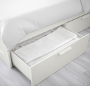 HEMNES Day-bed with 3 Storage, White, 80x200 cm
